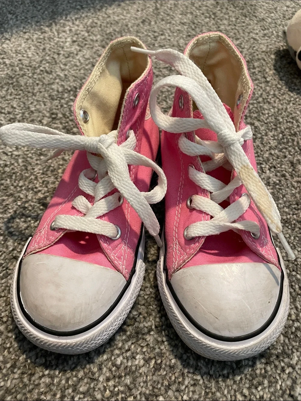 Converse Kids Pink High-Top Canvas Sneakers